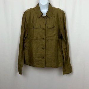 Madewell New Haven Supply Linen/Silk Jacket